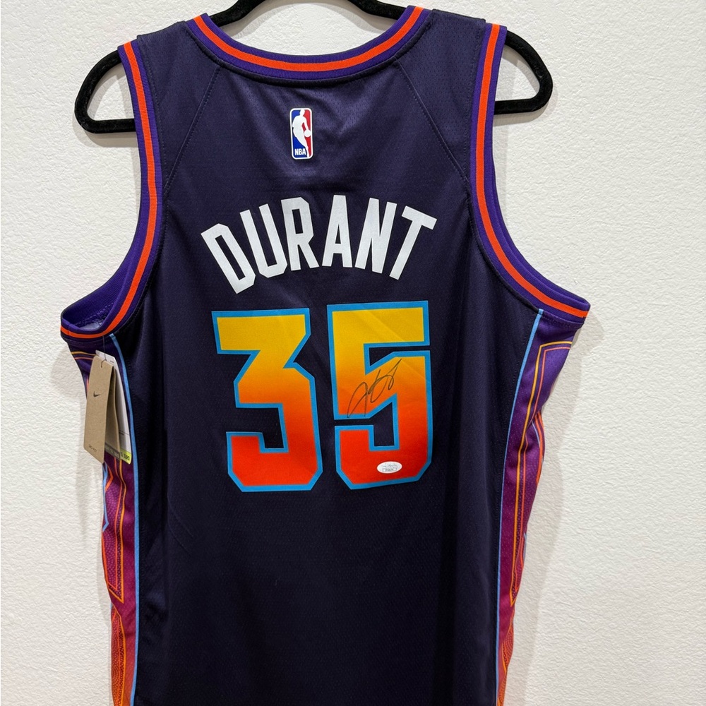 Kevin Durant Signed Phoenix Suns “The Valley” JSA Certified Jersey